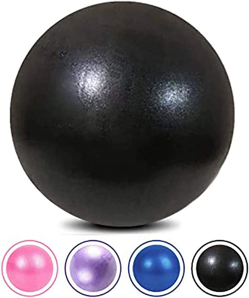 HOYKAO 9 Inch Mini Fitness Exercise Yoga Ball, Balance Bender Balls Stability Gym anti Burst Slip Resistant Balls with Inflatable Straw for Pilates Physical Core Therapy Training Equipment