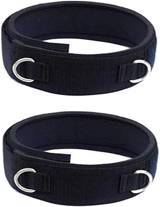 Huture 2Pcs Fitness Thigh Straps Neoprene Padded Adjustable Strength Training Accessories Speed Exercise for Taekwondo Football Running Workout Fit Men Women