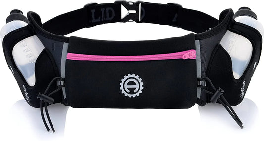 Hydration Belt for Running - Includes Accessories and Two 10-Ounce Bpa-Free and Leak-Proof Water Bottles : a Bounce-Free & Lightweight Fuel Gear