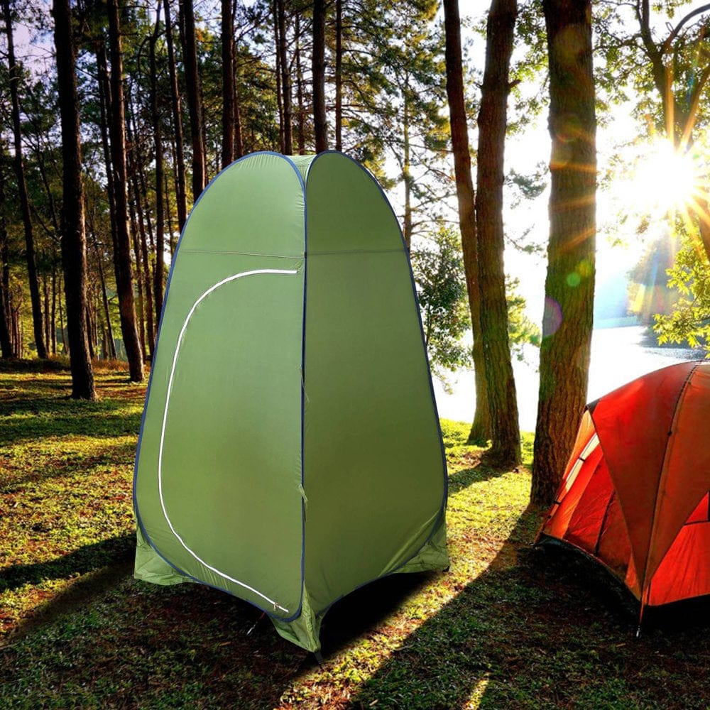 Imountek 1Person Outdoor Pop up Toilet Tent Portable Changing Clothes Room Shower Tent Camping Shelter Privacy Tent with Carry Bag