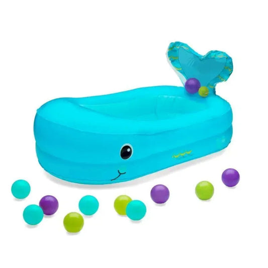 Infantino Whale Bubble Ball Inflatable Bath Tub