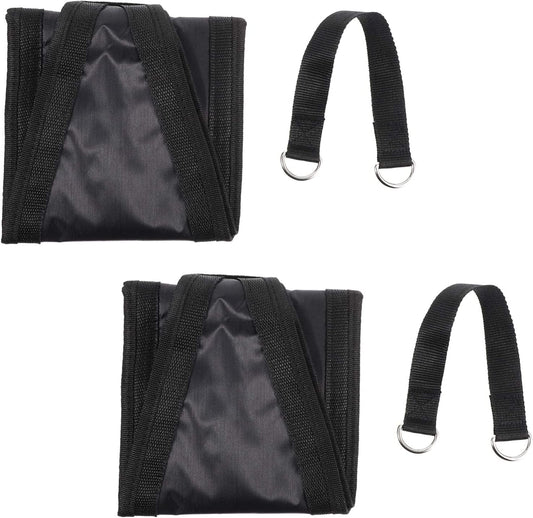 INOOMP 1Pair Training Sit for Pull- Sling Strap Ab Padded Abdominal Home Belts Bar Hanging Straps Suspension up Muscles of Gym Pull- up Slings Carver Color Chin- up Trainer Equipment Mixed