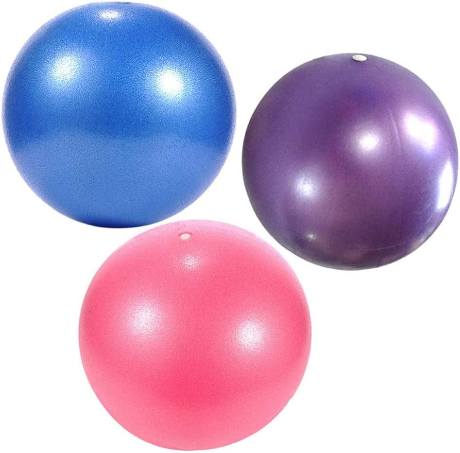 INOOMP 2Pcs Yoga Pilates Ball Small Exercise Ball Trideer Ball Chair Yoga Ball Chair Exercise Ball Home Gym Workout Ball for Home Gym Workout (As Shown)