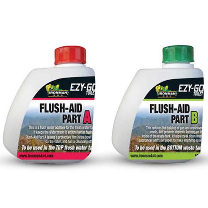 EZY GO Toilet Flush-Aid Part A + Part B