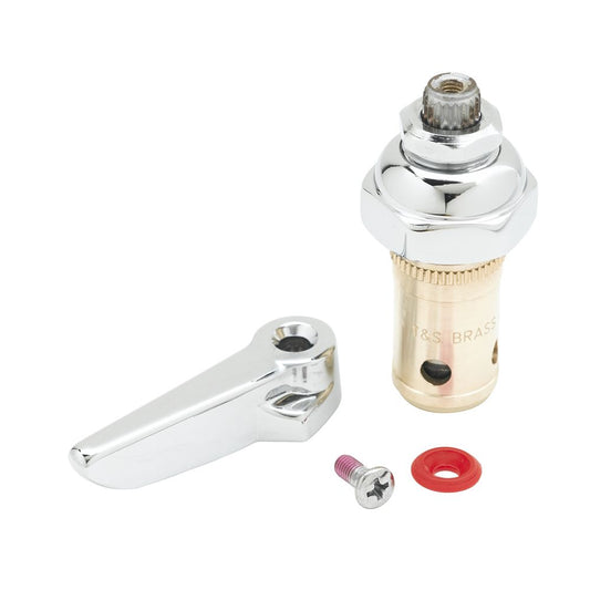 T&S Brass 002712-40 Eterna Spindle Assembly, Spring Check, Right Hand (Hot)