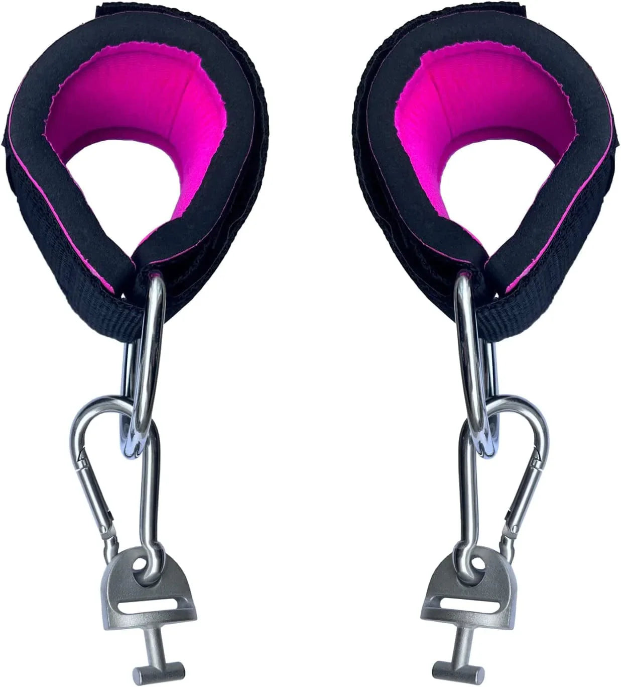 JILINWEI Ankle Workout Straps for Tonal Gym Machine,Hot Pink Adjustable Ankle Strap Attachments for Tonal,With Special Tonal Adapter Accessory