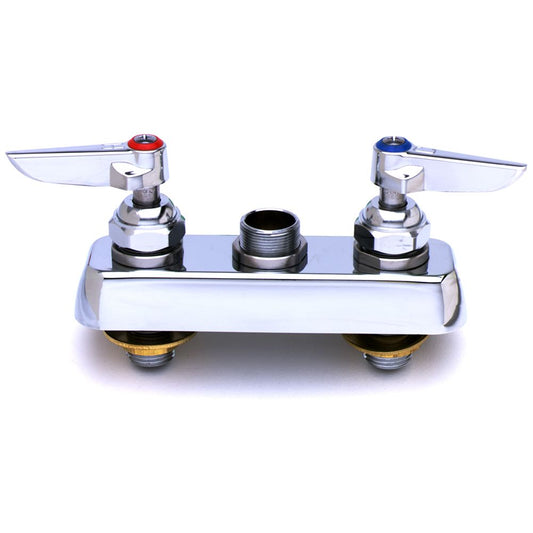 T&S Brass B-1110-LN Deck Mounted Workboard Faucet with 4" Centers (without Nozzel)
