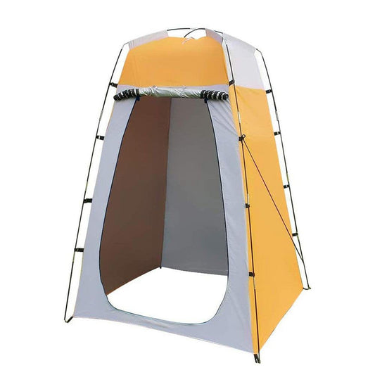 Julam Outdoor Shower Bath Tent Camping Privacy Toilet Tent Portable Changing Room Fits One Person Sun Protection Quickly Build Convenient Camping Shelters Outgoing