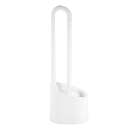 Kzxbty Bathroom Magnetic Cleaning Brush Pp Plastic Bathroom Accessories Set Home Long Handle Shower Room Portable Toilet Brush White