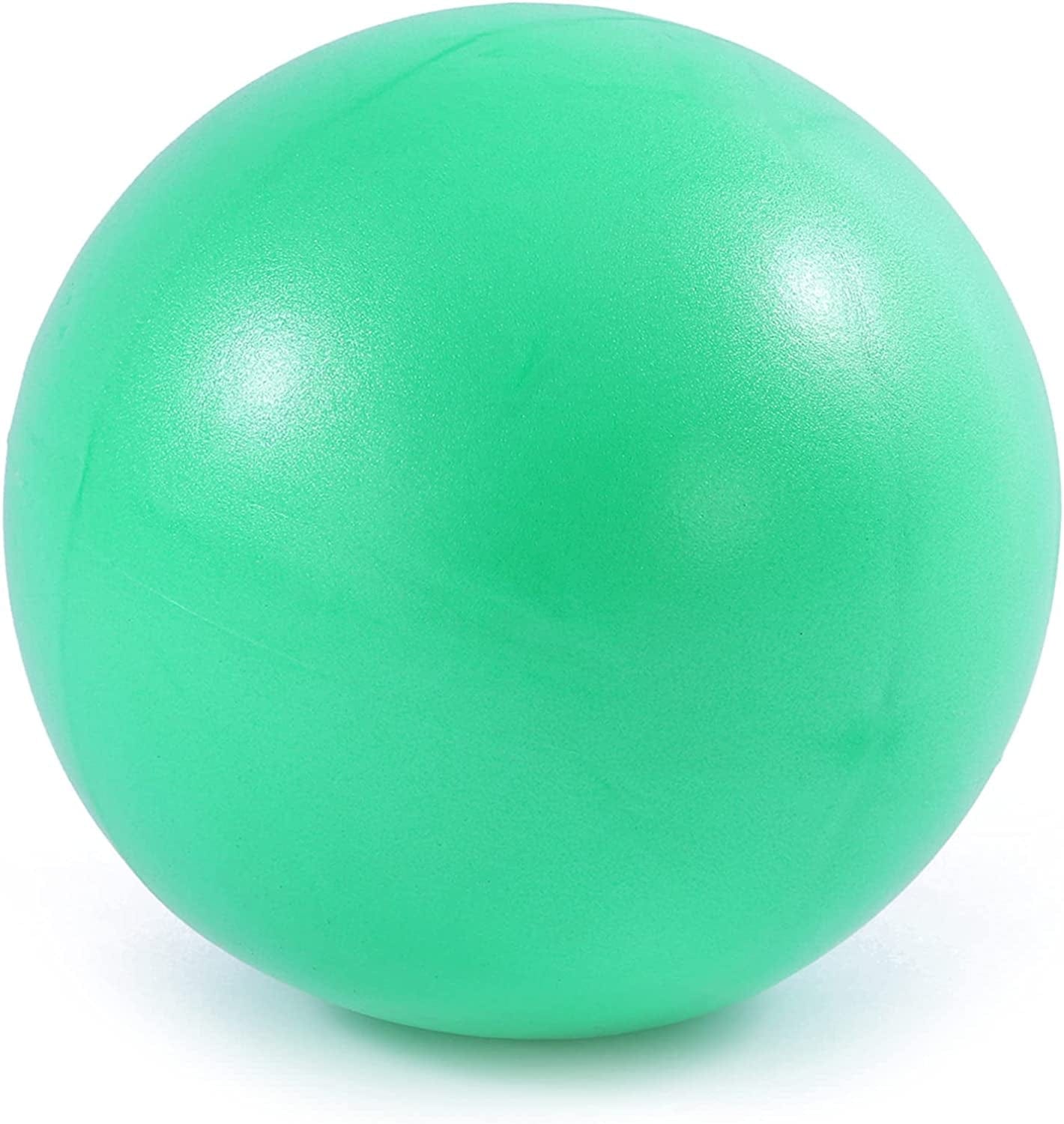 LTLCLZ 25Cm Yoga Ball Exercise Gymnastic Fitness Pilates Ball Balance Exercise Gym Fitness Yoga Ball Indoor Training Yoga Ball Core,Green
