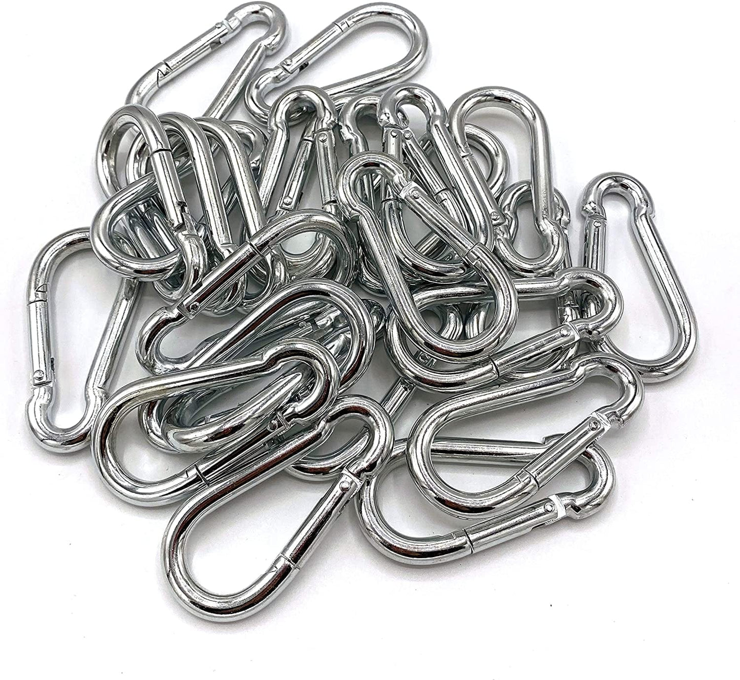 Maky Outdoors Heavy Duty Carabiners - 3.5" 660LB Weight Capacity per Clip - Strong Spring Action Snap Hook Attachment , Anti-Rust - for Hammocks, Punching Bags, Swing Chairs, Gym Equipment (2 Pieces)