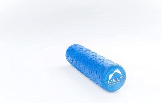 MELT Method 18 Inch Travel Soft Foam Roller- Half the Length of the MELT Full Body Roller