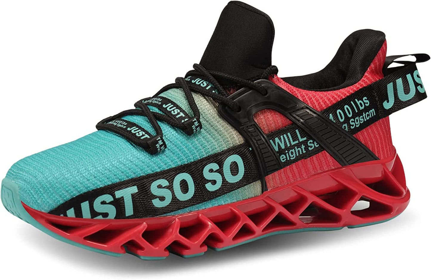 Mens Running Shoes Walking Non Slip Blade Type Sneakers