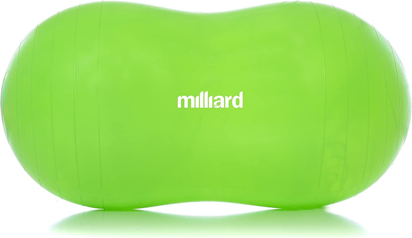 Milliard Peanut Ball Physio Roll for Exercise, Therapy, Labor, Birthing and Dog Training