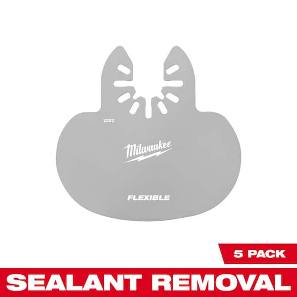 Oscillating Tool Blades Flexible Putty & Caulk Cutter, 5-Pack