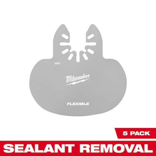 Oscillating Tool Blades Flexible Putty & Caulk Cutter, 5-Pack