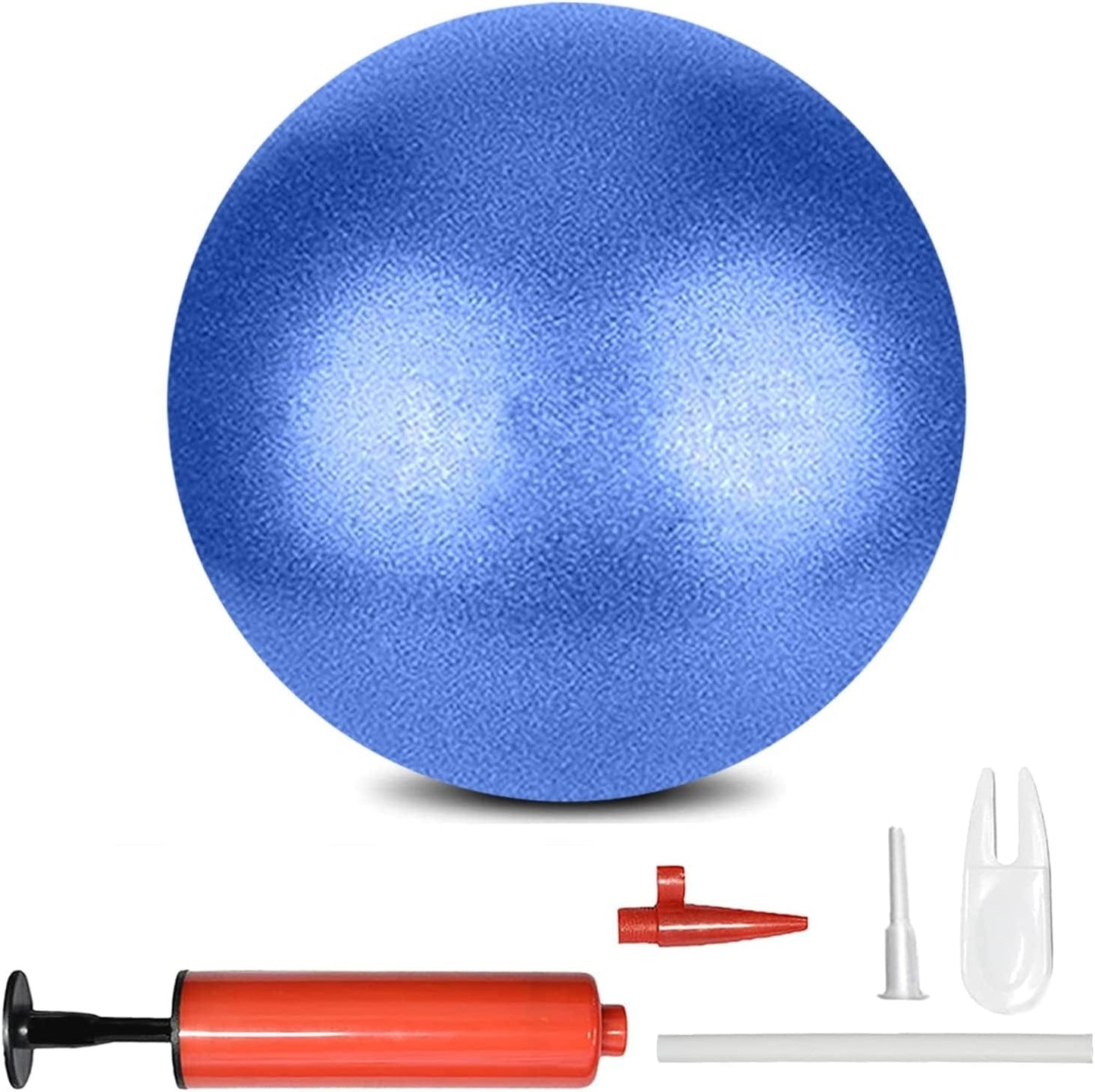 Mini Pilates Exercise Yoga Ball, 6 Inch Small Inflatable Exercise Yoga Ball ,Core Training and Physical Therapy Equipment, Improves Balance for Home & Gym & Office