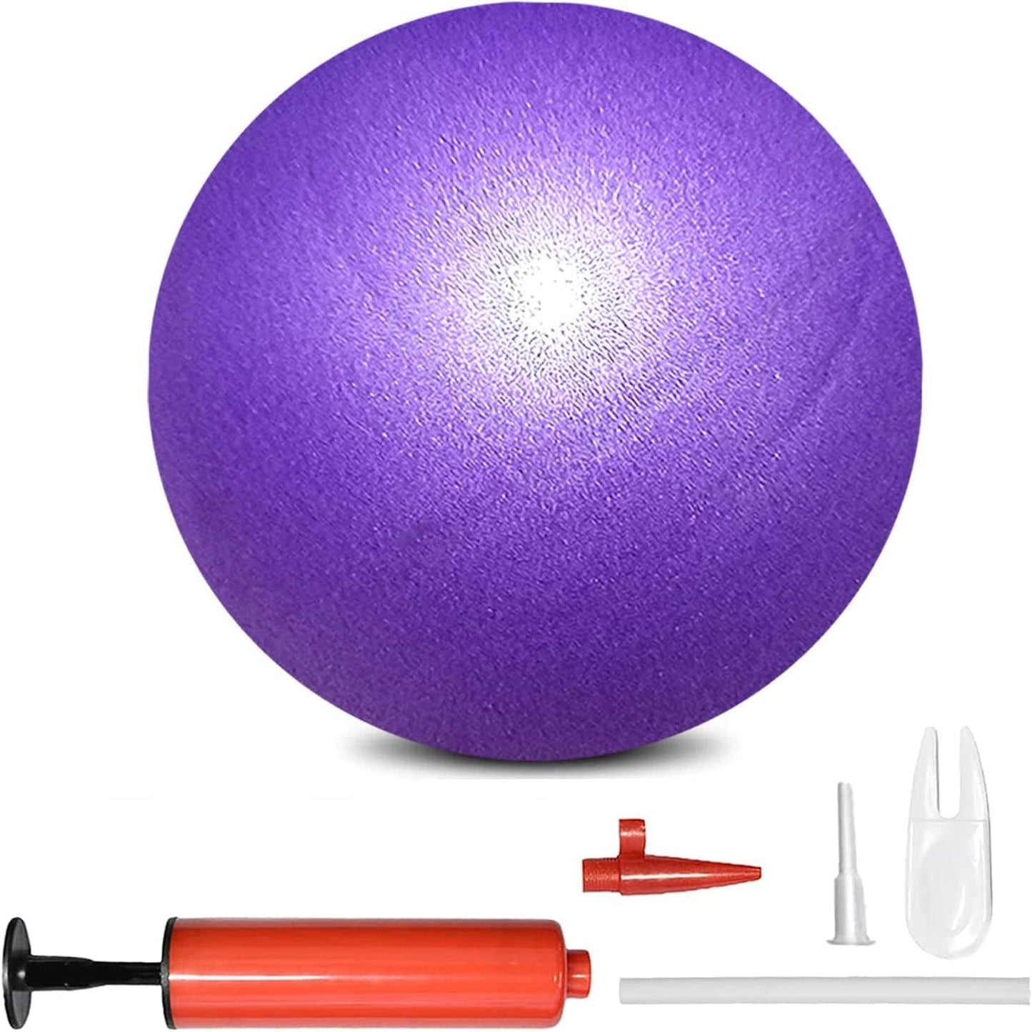 Mini Pilates Exercise Yoga Ball, 6 Inch Small Inflatable Exercise Yoga Ball ,Core Training and Physical Therapy Equipment, Improves Balance for Home & Gym & Office