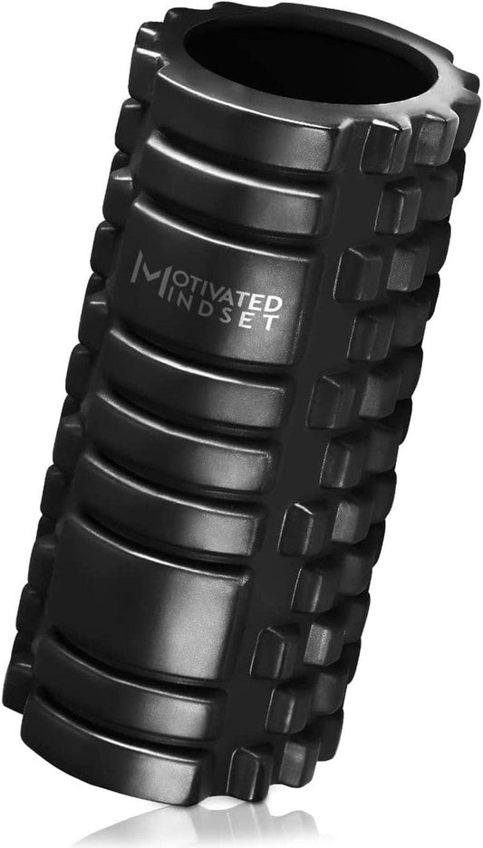 Motivated Mindset Hollow Core Foam Roller for Deep Tissue Massage (12.7” X 5.3”) Myofascial Trigger Point Release, Exercise Recovery, Durable Muscle Roller for Kids & Adults