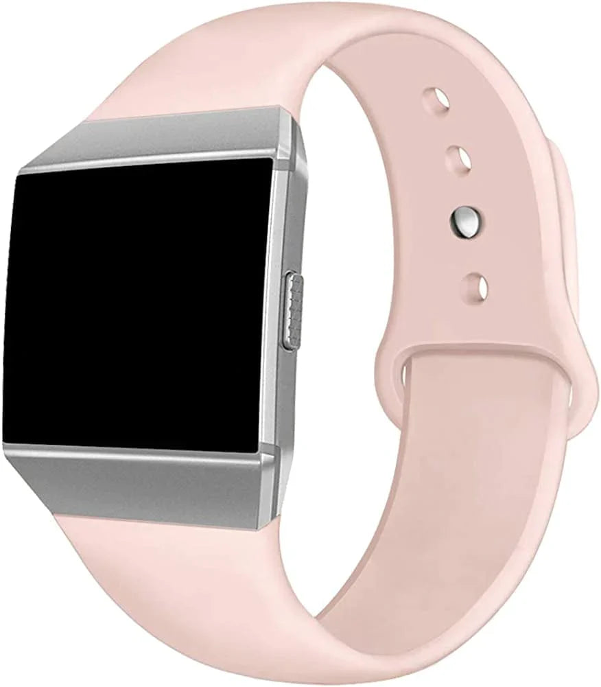 NAHAI Compatible with Fitbit Ionic Bands, Soft Silicone Replacement Strap Accessories Breathable Wristbands for Fitbit Ionic Smart Watch, Large Small