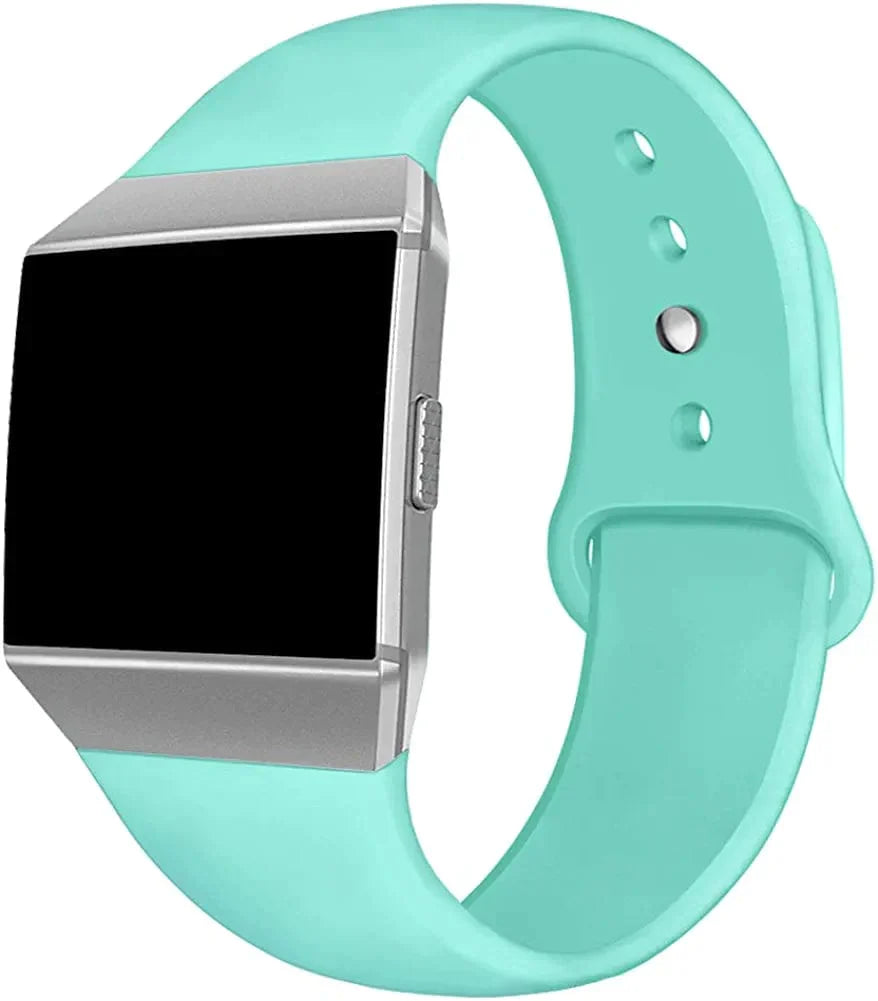 NAHAI Compatible with Fitbit Ionic Bands, Soft Silicone Replacement Strap Accessories Breathable Wristbands for Fitbit Ionic Smart Watch, Large Small