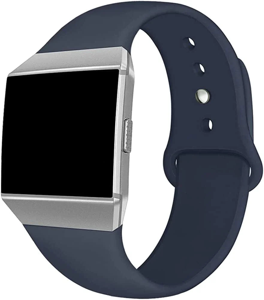 NAHAI Compatible with Fitbit Ionic Bands, Soft Silicone Replacement Strap Accessories Breathable Wristbands for Fitbit Ionic Smart Watch, Large Small