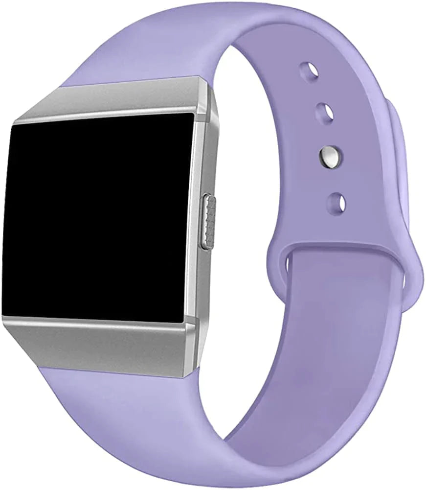 NAHAI Compatible with Fitbit Ionic Bands, Soft Silicone Replacement Strap Accessories Breathable Wristbands for Fitbit Ionic Smart Watch, Large Small
