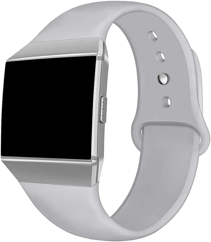 NAHAI Compatible with Fitbit Ionic Bands, Soft Silicone Replacement Strap Accessories Breathable Wristbands for Fitbit Ionic Smart Watch, Large Small