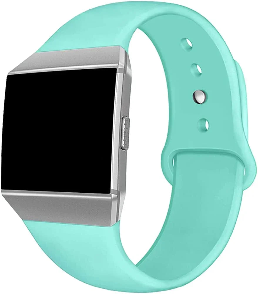 NAHAI Compatible with Fitbit Ionic Bands, Soft Silicone Replacement Strap Accessories Breathable Wristbands for Fitbit Ionic Smart Watch, Large Small