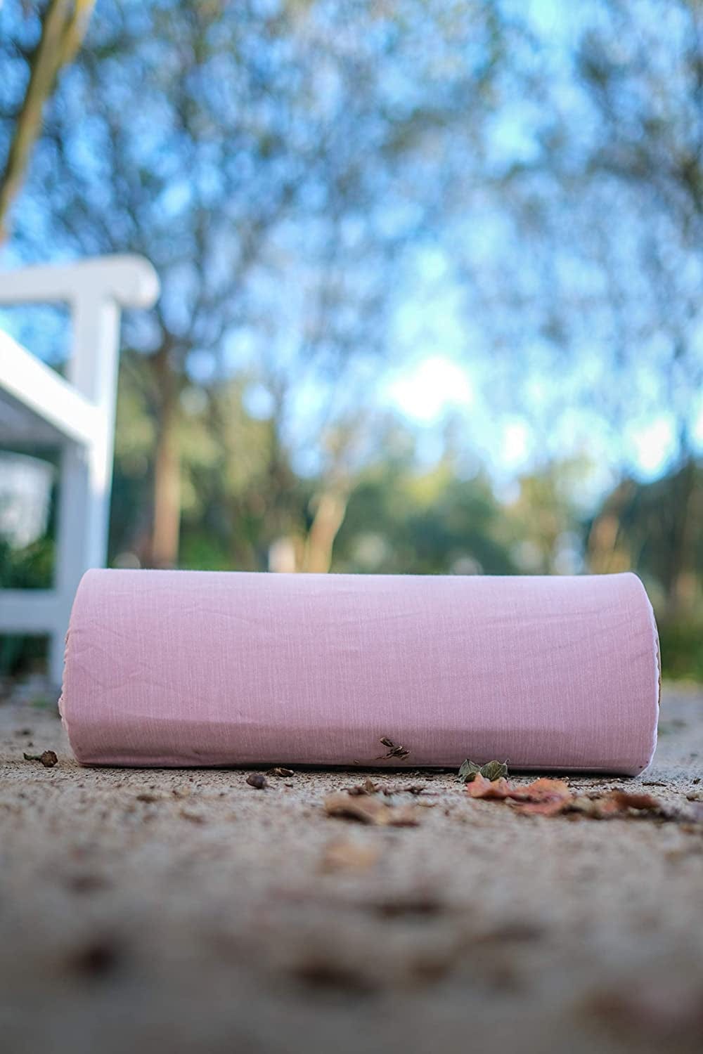 Natural Foam Roller,Massage Roller 12.5X 5 Inches(The Diameter May Vary from 4.7" to 5.2 " Because It'S Made of Natural Bamboo) 5 Year Warranty, 60-Day Satisfaction Guarantee (Olive Green)