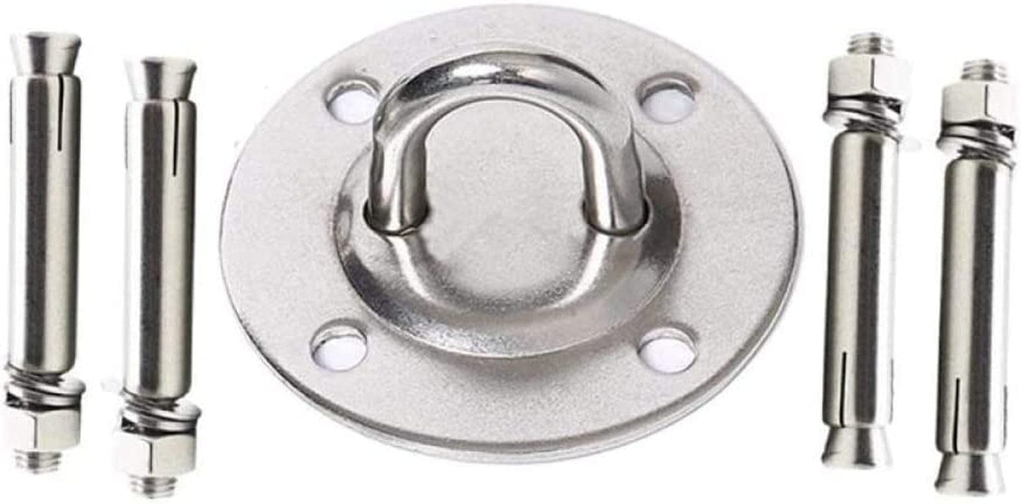 Newooh Capacity Wall Ceiling Mount Bracket for Suspension Strap Trainer, Suspension Kit for Yoga Swing, Hanging Hardware for Battle Ropes, Woss Suspension, Olympic Rings, Gym