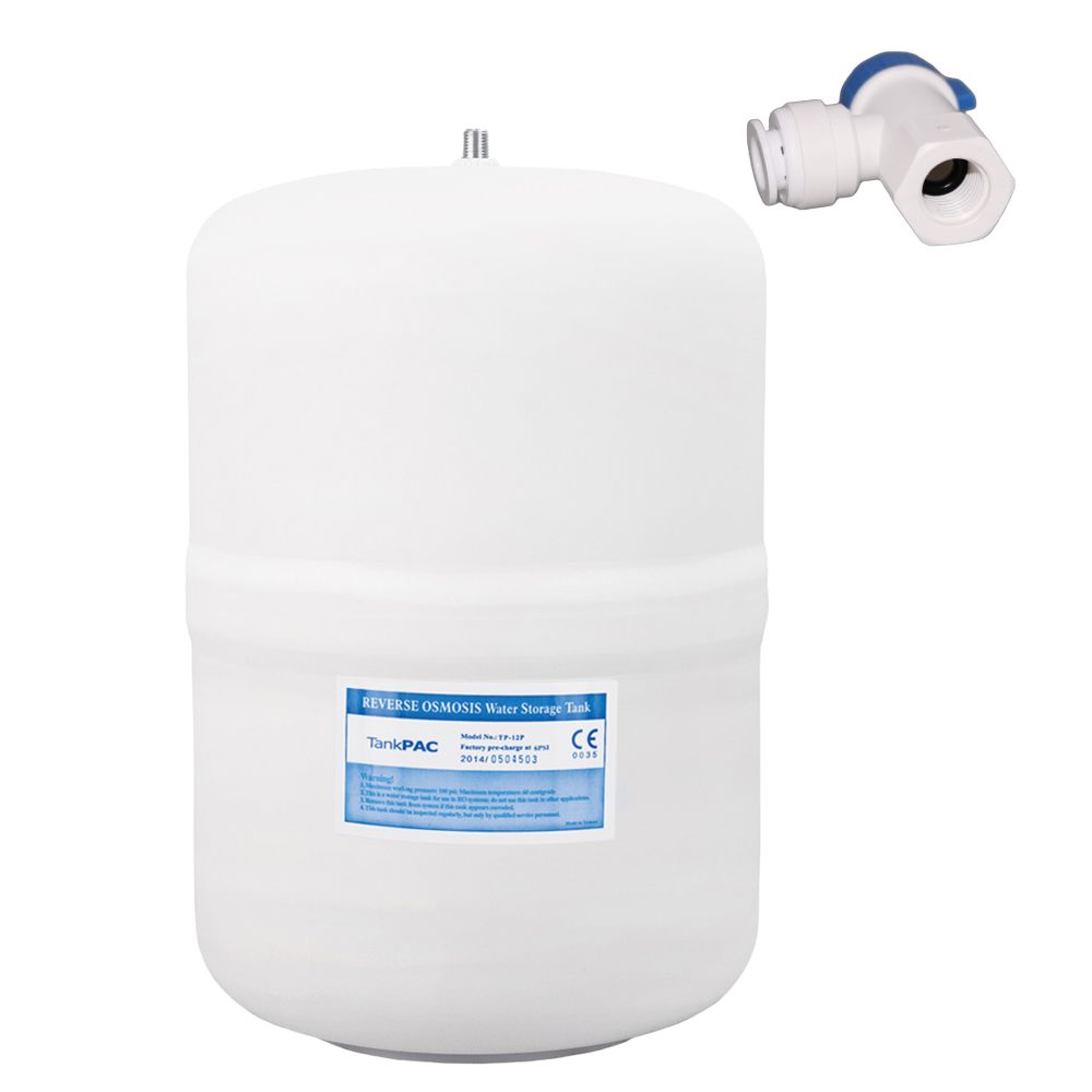 PAE TP-16P Reverse Osmosis Plasteel Storage Tank 4 Gal with Tank Valve