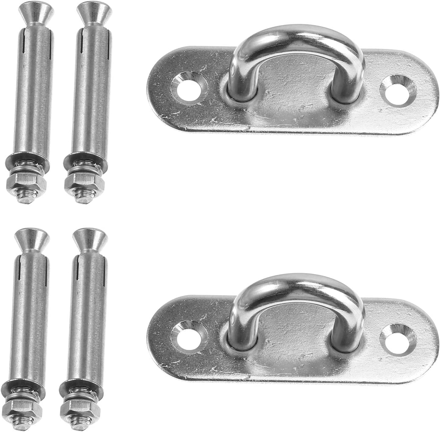 OSALADI 2Pcs Heavy Duty Hammock Hanging Kit Wall Ceiling Mount Bracket for Suspension Strap Trainer for Gymnastic Ring Yoga Swing Hammock