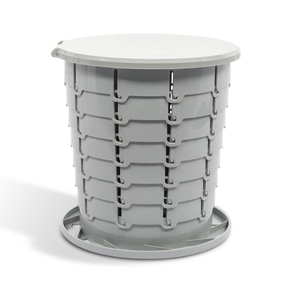 Outdoor Portable Toilet Portable Travel Toilet for Camping Hiking Toilet Gray