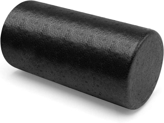 PHYLLEXI High-Density Foam Roller - Physical Therapy & Exercise, round Fitness Back Roller for Muscles Deep Tissue Massage, Workout Guide Included
