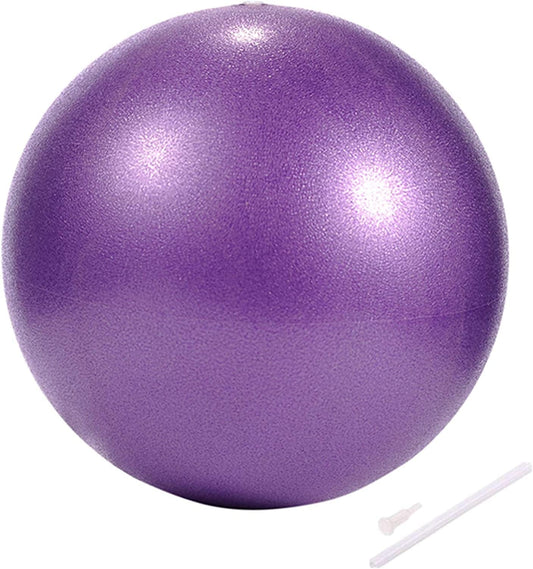 Pilates Ball, Exercise Balls, Barre Ball, Mini Exercise Ball with Pump, Small Bender Ball for Stability, Barre, Pilates, Yoga, Deep Tissue Massage, Core Training and Physical Therapy