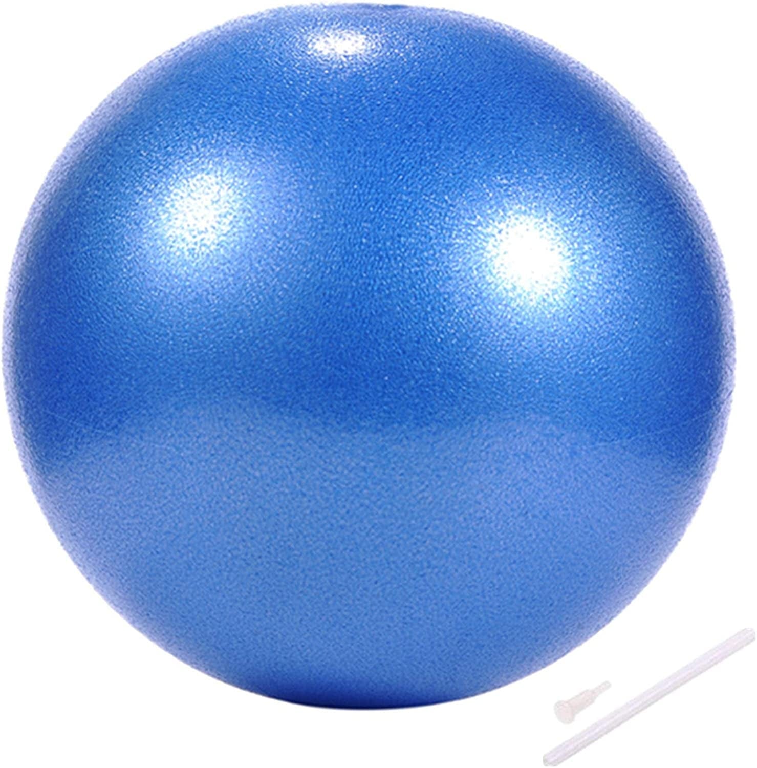 Pilates Ball, Exercise Balls, Barre Ball, Mini Exercise Ball with Pump, Small Bender Ball for Stability, Barre, Pilates, Yoga, Deep Tissue Massage, Core Training and Physical Therapy