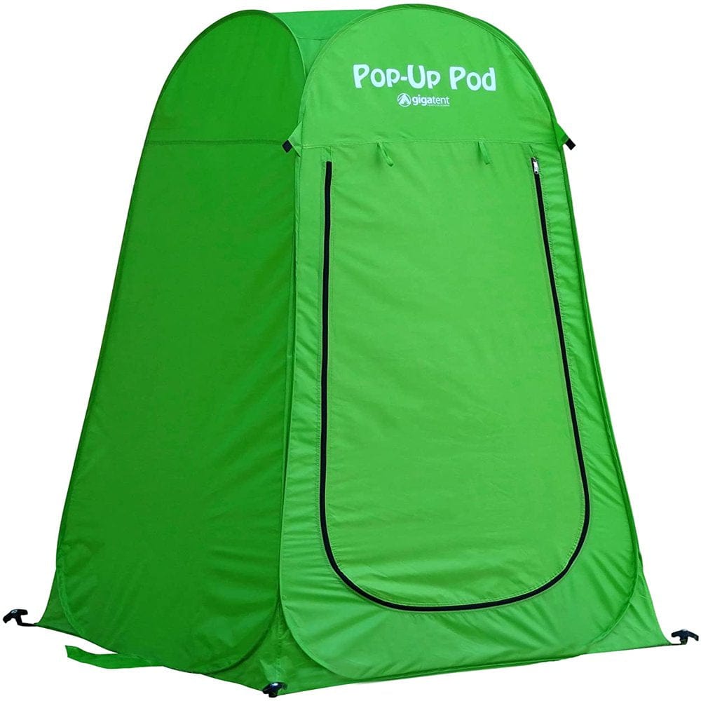 Pop up Pod Changing Room Privacy Tent – Instant Portable Outdoor Shower Tent, Camp Toilet, Rain Shelter for Camping & Beach – Lightweight & Sturdy, Easy Set Up, Foldable - with Carry Bag