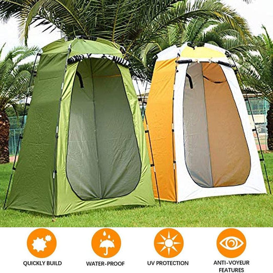 Portable Waterproof Shower Tent Folding Uv-Blocking Private Changing Bathing Toilet Room for Outdoor Camping Travelling Hiking