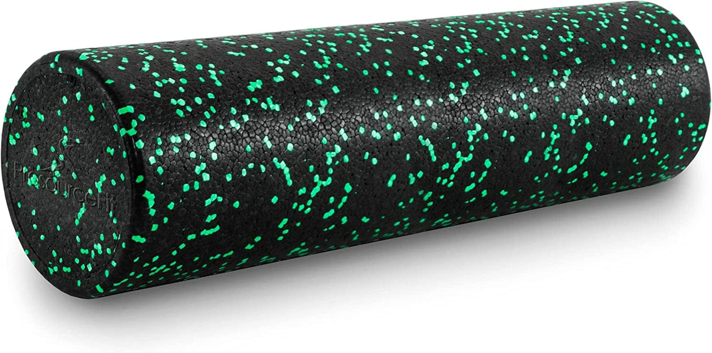 Prosourcefit High Density Foam Rollers 36, 24, 18, 12- Inches Long. Firm Full Body Athletic Massage Tool for Back Stretching, Yoga, Pilates, Post Workout Muscle Recuperation. Speckled and Solid Colors