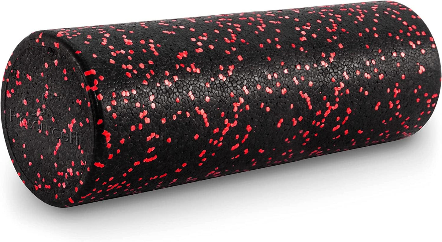 Prosourcefit High Density Foam Rollers 36, 24, 18, 12- Inches Long. Firm Full Body Athletic Massage Tool for Back Stretching, Yoga, Pilates, Post Workout Muscle Recuperation. Speckled and Solid Colors