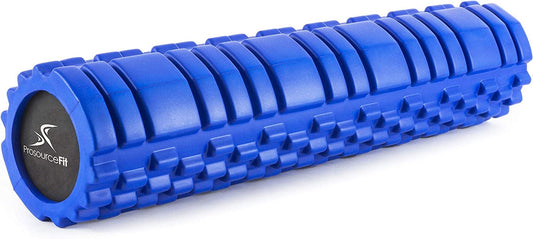 Prosourcefit Sports Foam Roller 13” X 6” / 24” X 6” (33 Cm X 15 Cm/ 61 Cm X 15 Cm) with Grid for Deep-Tissue Massage and Self Massage (Available in 3 Color Options)