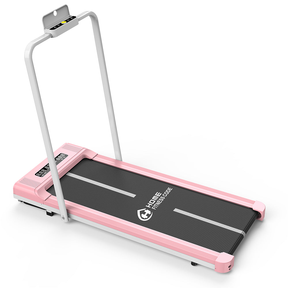 Under Desk Treadmill, 2 in 1 Folding Treadmill, Walking Pad with Bluetooth Speaker, Walking Jogging for Home Office