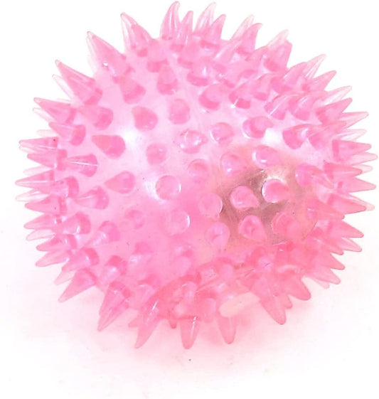 Qtqgoitem Body Gym Sport Exercise LED Flash Squeeze Squeak Massage Ball (Model: 9B1 4E7 E6E 431 De5)