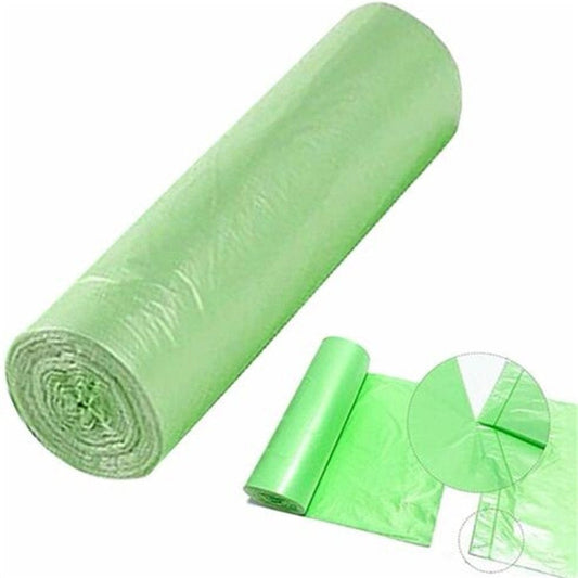 QXKE 5 Rolls Portable Camping Festival Toilet Home Clean Composting Biodegradable Bag