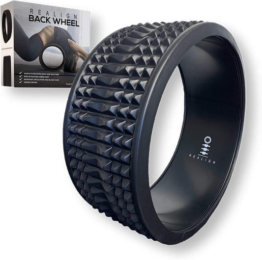 Realign Back Wheel: Trigger Point, Yoga Wheel, Foam Roller, Deep Tissue, Back Massager, for Mobility and Back Pain Relief