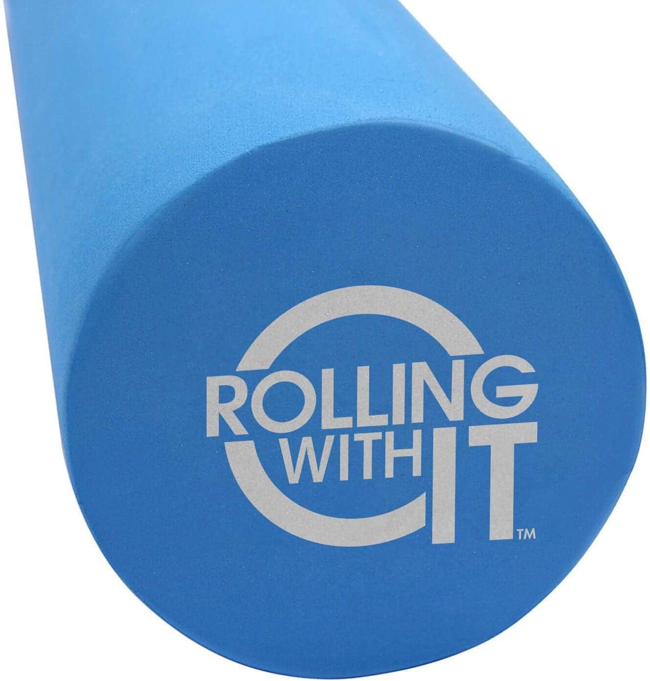 Rolling with It Foam Roller - High Density - for Exercise and Muscle Recovery - Eco-Friendly Back Roller - Select Size below 13-18-36 Inches