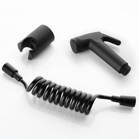 Ruibeauty Handheld Bidet Sprayer Set for Toilet Portable Pet Shower Toilet Water Sprayer Seat Bidet Attachment Bathroom Spray for Personal Hygiene,Black