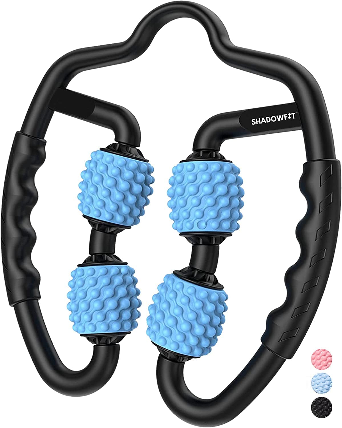 Shadowfit Muscle Massager Roller, Trigger Point Foam Roller for Calves, Legs, Arms, Shin Splints, Massage Tool to Relieve Soreness, Stiffness, and Tight Muscles, Cellulite and Deep Tissue Massaging