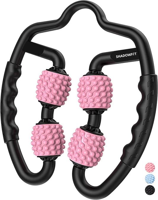 Shadowfit Muscle Massager Roller, Trigger Point Foam Roller for Calves, Legs, Arms, Shin Splints, Massage Tool to Relieve Soreness, Stiffness, and Tight Muscles, Cellulite and Deep Tissue Massaging